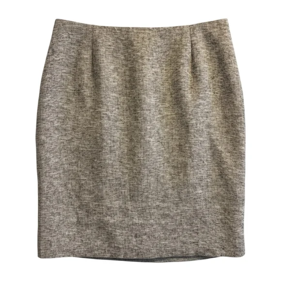 Canadian Designer 100% Linen Skirt, 10, Slow Fashion Minimalist Ruffle - Picture 2 of 16